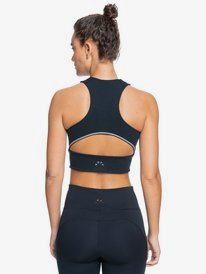 6 Golden Hours - Brassière de sport maintien moyen pour Femme Noir ERJKT03807 Roxy