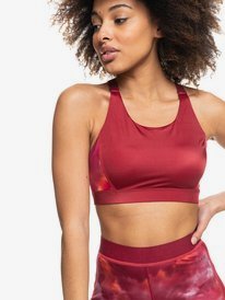 1 Mermaid Squad - Sport-BH mit hoher Unterstützung für Frauen Rot ERJKT03808 Roxy