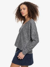 5 High Tide - Sweat pour Femme Noir ERJKT03817 Roxy
