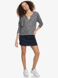 7 High Tide - Sweat pour Femme Noir ERJKT03817 Roxy