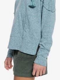 2 Surfer Paradise - Felpa con cappuccio da Donna Blue ERJKT03822 Roxy