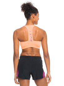 3 Back To You - Sport-BH mit mittlerer Unterstützung für Frauen Rosa ERJKT03859 Roxy