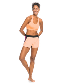 2 Back To You - Sport-BH mit mittlerer Unterstützung für Frauen Rosa ERJKT03859 Roxy
