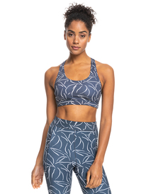 3 Back To You - Brassière maintien classique pour Femme Bleu ERJKT03860 Roxy