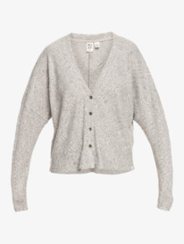5 Lazy Day - Jersey Abierto con Botones para Mujer Gris ERJKT03907 Roxy
