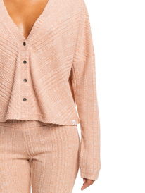 2 Lazy Day - Cardigan for Women Brown ERJKT03907 Roxy