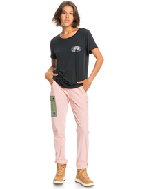 3 Sunday With A View - T-shirt de sport pour Femme Noir ERJKT03922 Roxy