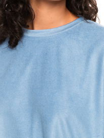 2 Loungin Around - Fleece Long Sleeve Top for Women Blue ERJKT03937 Roxy