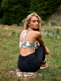 1 Back To You - Sports Bra for Women Beige ERJKT03938 Roxy