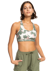 2 Back To You - Sports Bra for Women Beige ERJKT03938 Roxy