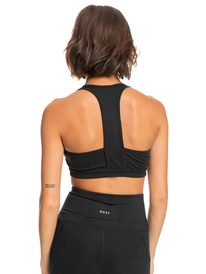 3 Back To You - Sports Bra for Women Black ERJKT03939 Roxy