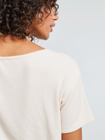 3 Go Your Way Top - Top côtelé oversize pour Femme  ERJKT03945 Roxy