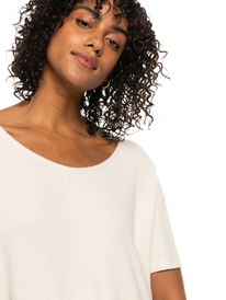 7 Go Your Way Top - Top côtelé oversize pour Femme  ERJKT03945 Roxy