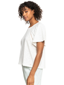 1 Time On My Side - Short Sleeve Top for Women White ERJKT03974 Roxy