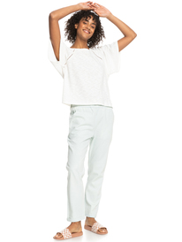 2 Time On My Side - Short Sleeve Top for Women White ERJKT03974 Roxy