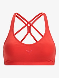 7 Heart Into It - Soutien de desporto para Mulher Vermelho ERJKT03982 Roxy