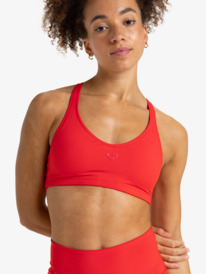 2 Heart Into It - Sports Bra for Women Red ERJKT03982 Roxy