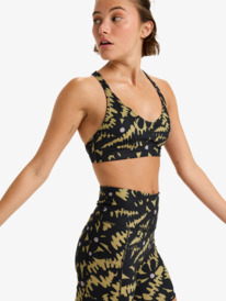1 Heart Into It Pt - Sports Bra for Women Black ERJKT04012 Roxy