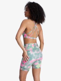 3 Heart Into It Pt - Brassi&egrave;re de sport pour Femme Vert ERJKT04012 Roxy