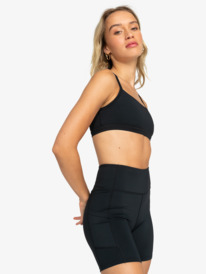 1 Kelia 7  - Sports Bra for Women Black ERJKT04088 Roxy