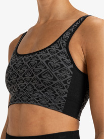 8 Chill Out Seamless - Sujetador deportivo de baja sujeción para Mujer Negro ERJKT04107 Roxy