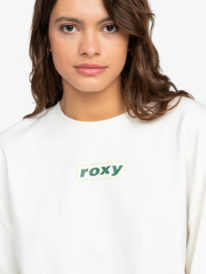 2 Kelia - Maglietta oversize corta a maniche lunghe da Donna White ERJKT04131 Roxy