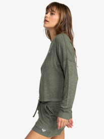 1 Saturdaze Cosy - Haut manches longues pour Femme Vert ERJKT04164 Roxy