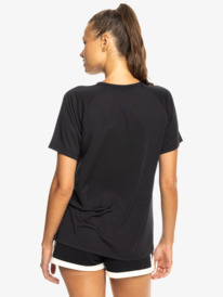 4 Everyday Flow  - Funktions-T-Shirt für Frauen Schwarz ERJKT04168 Roxy