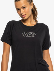 2 Everyday Flow  - Technical T-shirt for Women Black ERJKT04168 Roxy