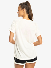 9 Everyday Flow  - T-shirt técnica para Mulher Beige ERJKT04168 Roxy