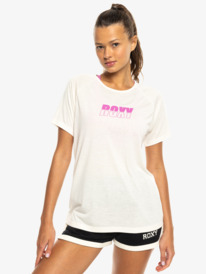 5 Everyday Flow - T-shirt technique pour Femme Beige ERJKT04168 Roxy