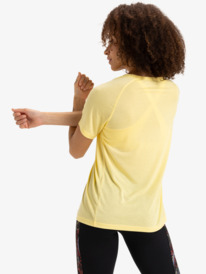 4 Everyday Flow - T-shirt technique pour Femme Jaune ERJKT04168 Roxy