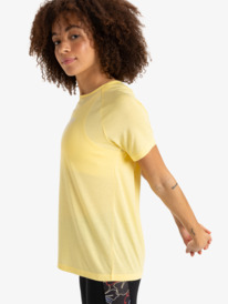 1 Everyday Flow - T-shirt technique pour Femme Jaune ERJKT04168 Roxy