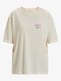 5 Essential Energy - T-shirt de desporto de mangas curtas para Mulher Beige ERJKT04179 Roxy