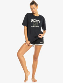 3 Essential Energy - T-shirt de desporto de mangas curtas para Mulher Preto ERJKT04179 Roxy