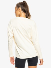 4 Essential Energy   - T-shirt de mangas compridas para Mulher Beige ERJKT04180 Roxy