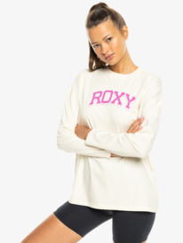 1 Essential Energy - T-shirt à manches longues pour Femme Beige ERJKT04180 Roxy