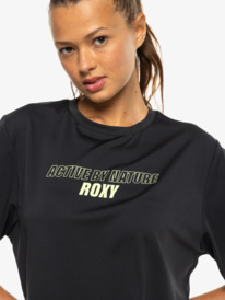 8 Beach Bound - Short Sleeves Cropped T-shirt for Women Black ERJKT04182 Roxy