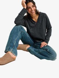 7 Destination Surf - Kapuzenpulli für Frauen Schwarz ERJKT04187 Roxy