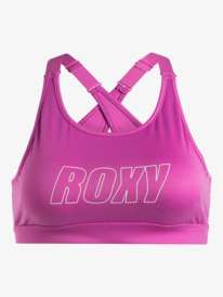 4 Everyday Flow - Reggiseno sportivo per impatto medio da Donna Pink ERJKT04192 Roxy