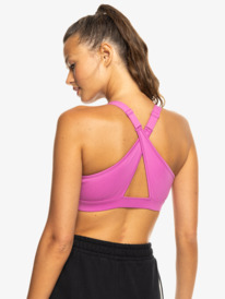 3 Everyday Flow - Reggiseno sportivo per impatto medio da Donna Pink ERJKT04192 Roxy