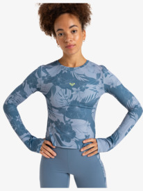 6 Pure Pursuit   - Camiseta técnica para Mujer Azul ERJKT04197 Roxy