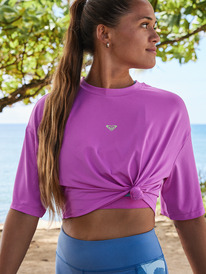 0 Pure Pursuit  - Camiseta técnica para Mujer Rosa ERJKT04198 Roxy