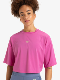 6 Pure Pursuit  - Funktions-T-Shirt für Frauen Rosa ERJKT04198 Roxy