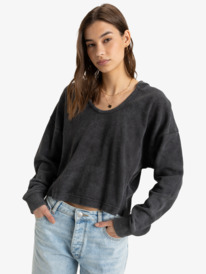 0 Notice Me - Hooded Top for Women Black ERJKT04201 Roxy