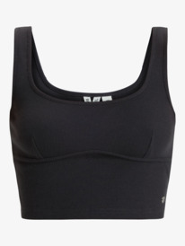 5 Pretty Please - Korte Tanktop voor Dames Black ERJKT04212 Roxy