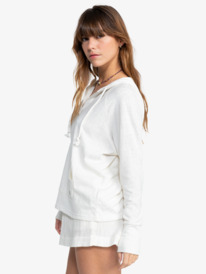 5 Destination Surf - Sweat à capuche pour Femme Blanc ERJKT04221 Roxy