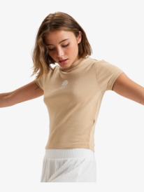 5 Paradise Baby - Crop top pour Femme Beige ERJKT04243 Roxy