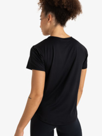 3 Bold Moves 2.0 - Technisch Shirt met Korte Mouw voor Dames Black ERJKT04247 Roxy