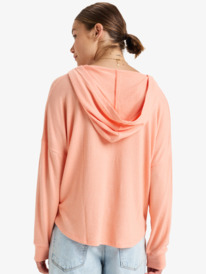 4 Sunday Cozy - Sweatshirt com capuz para Mulher Pink ERJKT04258 Roxy